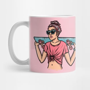 Love Skating Design Mug